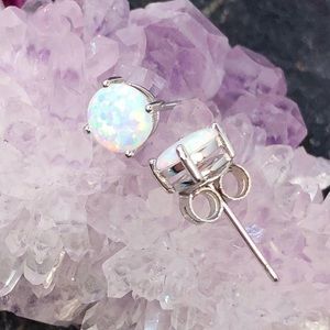 FLASHSALE Opal Earrings Sterling Silver Jewelry